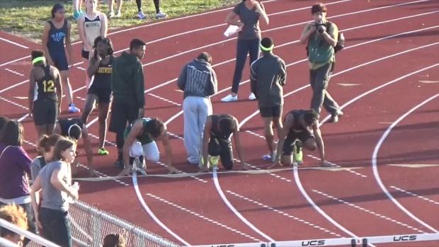 Boys 110 Hurdles Finals Section 1