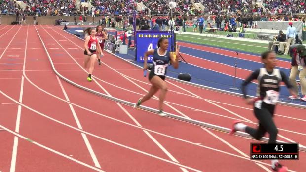 Event 107 Girls Small Schools 4x100m Heat 14