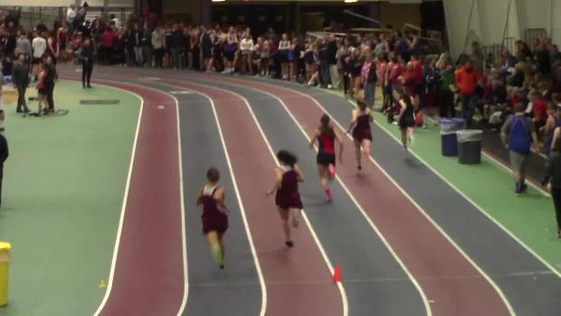 Girls Jr. Division 200 Meter Dash Section 1 - Madison Post (Gray