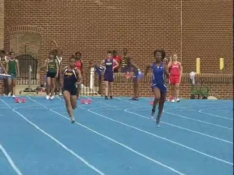 2011 Peninsula Relays - Girls 100 Dash Prelims