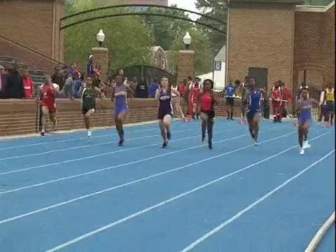2011 Peninsula Relays - Girls 100 Dash Final