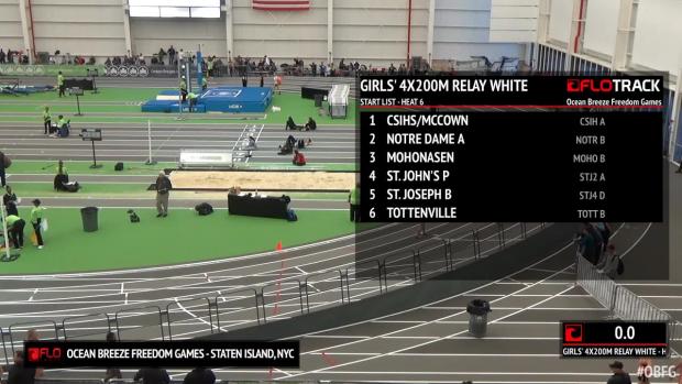 Girls 4x200 Heat 6 - White