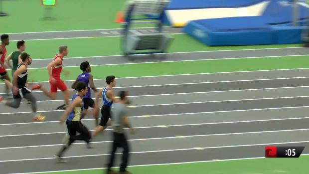 Boys 55 meter Dash Varsity White H02