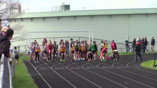 Girls 100 Meter Dash - Section 4