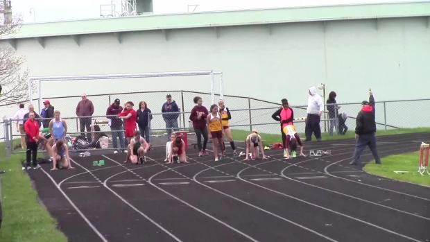 Girls 100 Meter Dash - Section 7