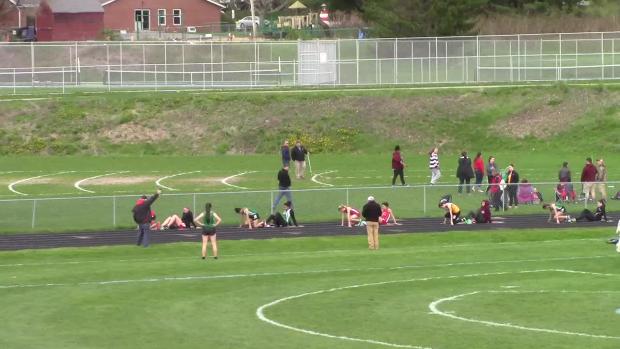 Girls 300 Meter Hurdles - Section 2