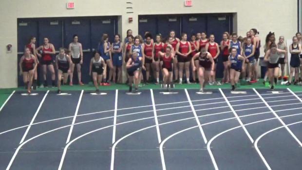 Junior Girls 55m Dash Heat 3