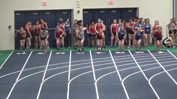 Junior Girls 55m Dash Heat 4