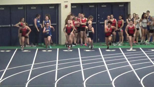 Junior Girls 55m Dash Heat 6