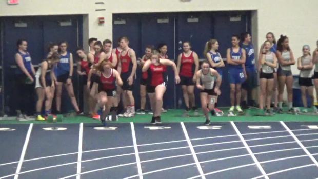 Junior Girls 55m Dash Heat 7