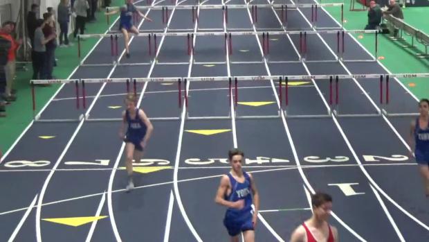 Junior Boys 55m Hurdles Trials Heat 1