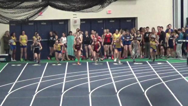 Junior Girls 55m Dash Trials Heat 6