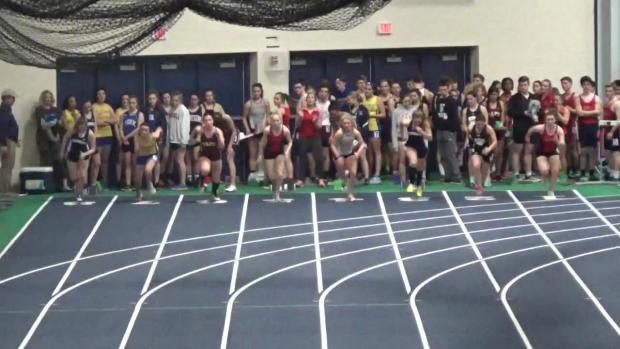 Senior Girls 55m Dash Trials Heat 2