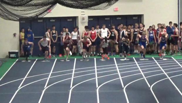 Junior Boys 55m Dash Trials Heat 1