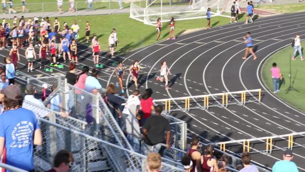 Girls 100 Hurdles Finals Section 2