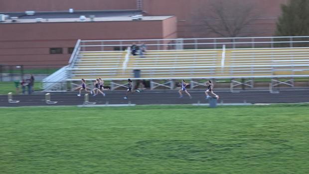 Girls 300 Hurdles Finals Section 2