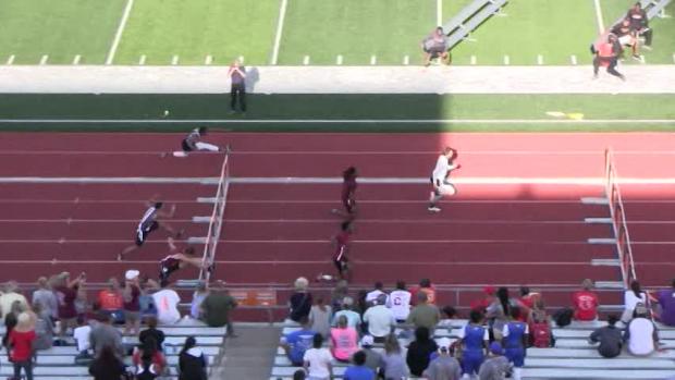 Boys 110 Hurdles Heat 1