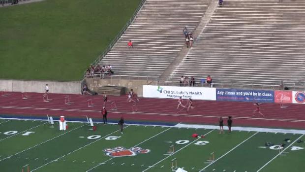Girls 300 Hurdles Prelims Heat 1