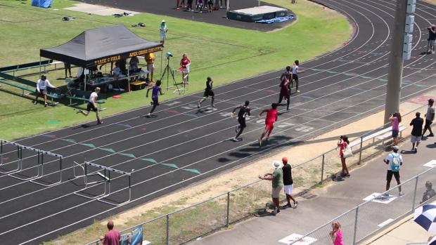 Boys 110 Hurdles Finals Section 1