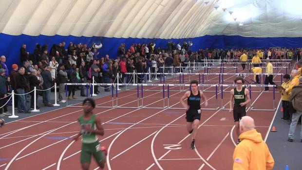 Varsity Boys 55 Hurdles Prelims Heat 6