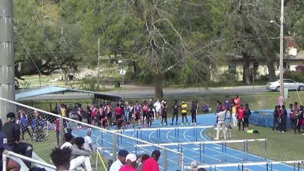 Boys 110 Hurdles Finals Section 1