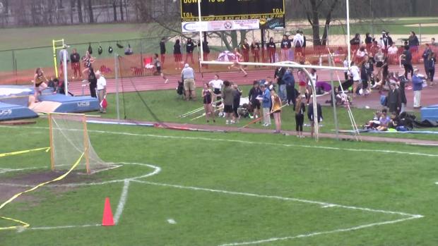 Girls 3x400 Hurdle Relay Finals Section 1