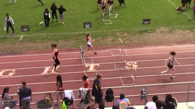 Girls 4x100 Shuttle Hurdle Relay Finals Section 3