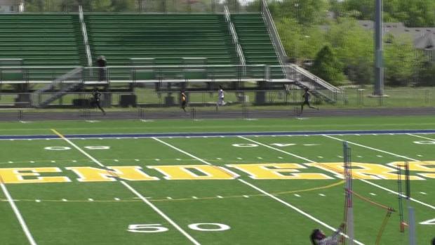Varsity Boys 4x100 Relay Finals Section 1