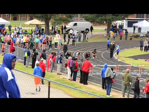 2013 Lee-Davis Invitational - Girls 100 Hurdles Prelim Section 3
