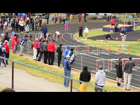 2013 Lee-Davis Invitational - Girls 100 Hurdles Prelim section 6