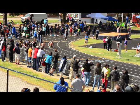 2013 Lee-Davis Invitational - Girls 100 Meters Prelim section 3