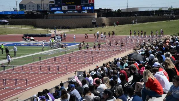 Girls 100 Hurdles Prelims Heat 2