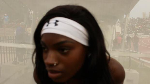Rainee Bowers 100m Interview