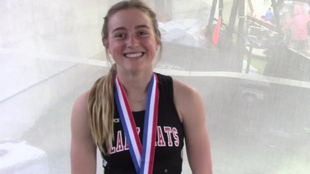 Jordan Driver UIL Girls 1A 100 Hurdles 3rd 