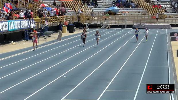 Girls 400 Prelims Heat 7 - 9 YO