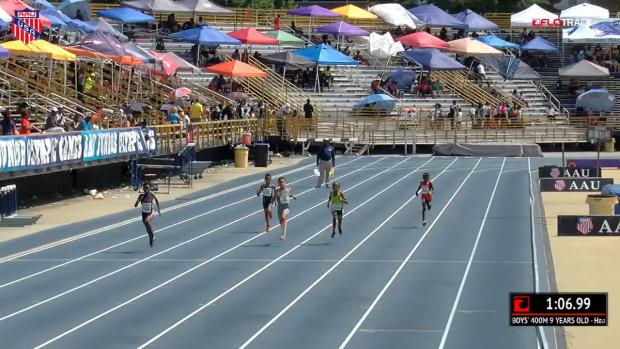 Boys 400 Prelims Heat 9 - 9 YO