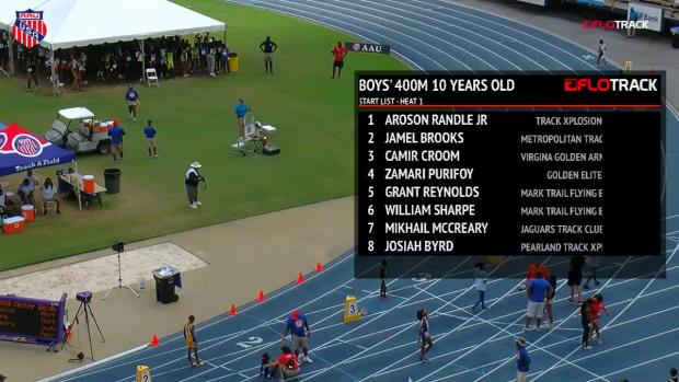 Boys 400 Finals Section 1 - 10 YO