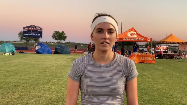 Elise Craft - Girls 100H Winner