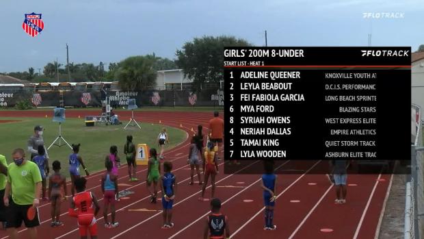 8 & Under Girls 200 Prelims Heat 1