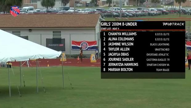 8 & Under Girls 200 Prelims Heat 4