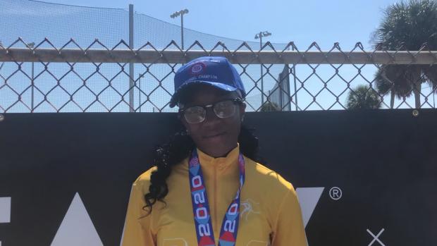 Makeriah Harris Takes 14yo 100mH Title