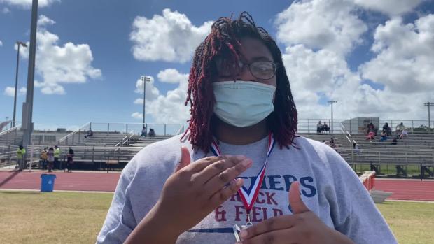 Thierry Campbell talks new shot put PR