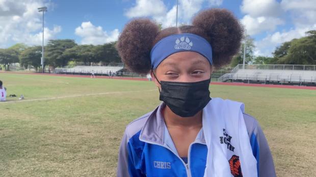 Dillard’s Christiana Coleman on 1500m win 