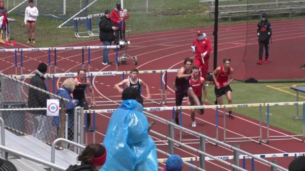 Boys 110 Hurdles Prelims Heat 4