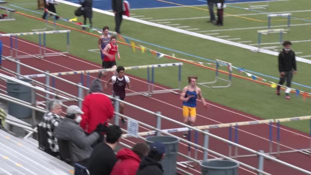 Boys 110 Hurdles Prelims Heat 3