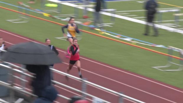 Girls 100 Prelims Heat 1