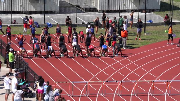 Boys 110 Hurdles Finals Section 1