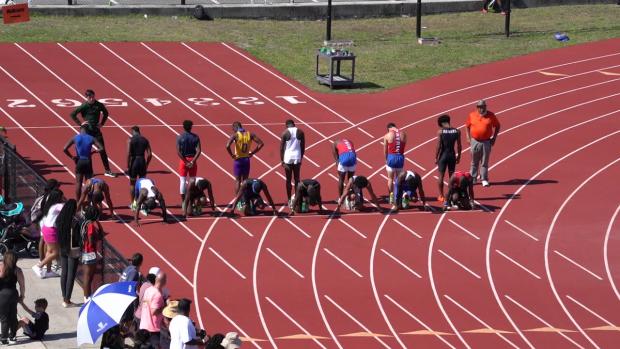 Boys 100 Finals Section 1