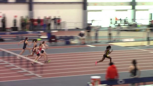 Girls 60 Hurdles Prelims Heat 3
