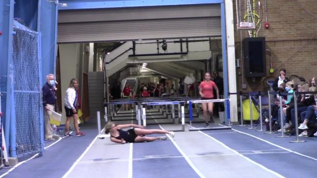 Varsity Girls 60 Hurdles Prelims Heat 11